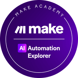 Make AI Automation Certification Badge